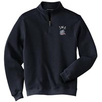 Flatback Rib 1/4-Zip Pullover - Navy